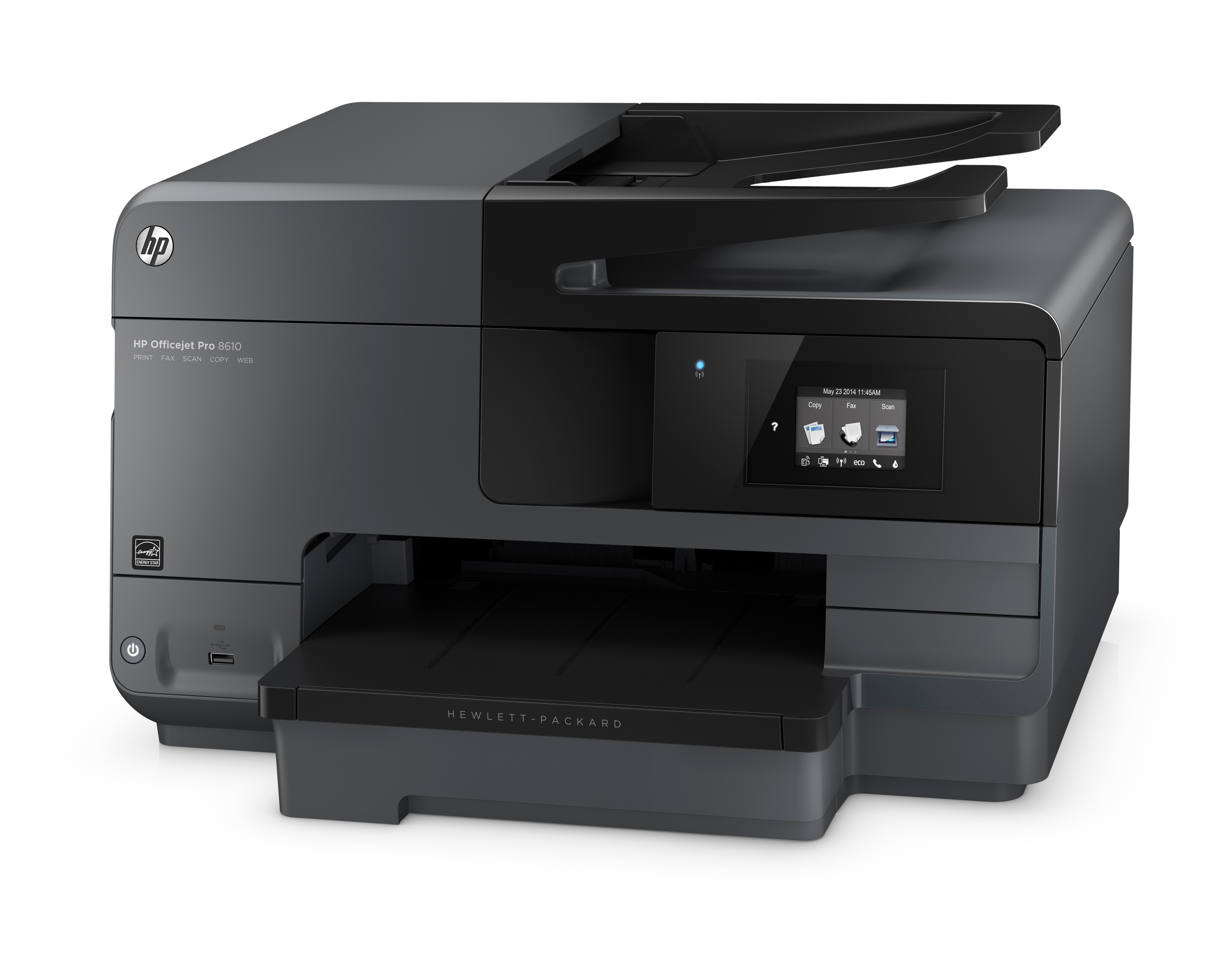 HP Multifunktionsdrucker OfficeJet Pro 8610 All-in-One (A7F64A), Multifunktionsdrucker, schwarz