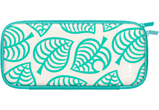 NINTENDO Switch (Animal Crossing: New Horizons Edition) - Tasche + Schutzfolie (Weiss/Blau/Grün)