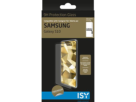 ISY IPG 5056-3D - Schutzglas (Passend für Modell: Samsung Galaxy S10)