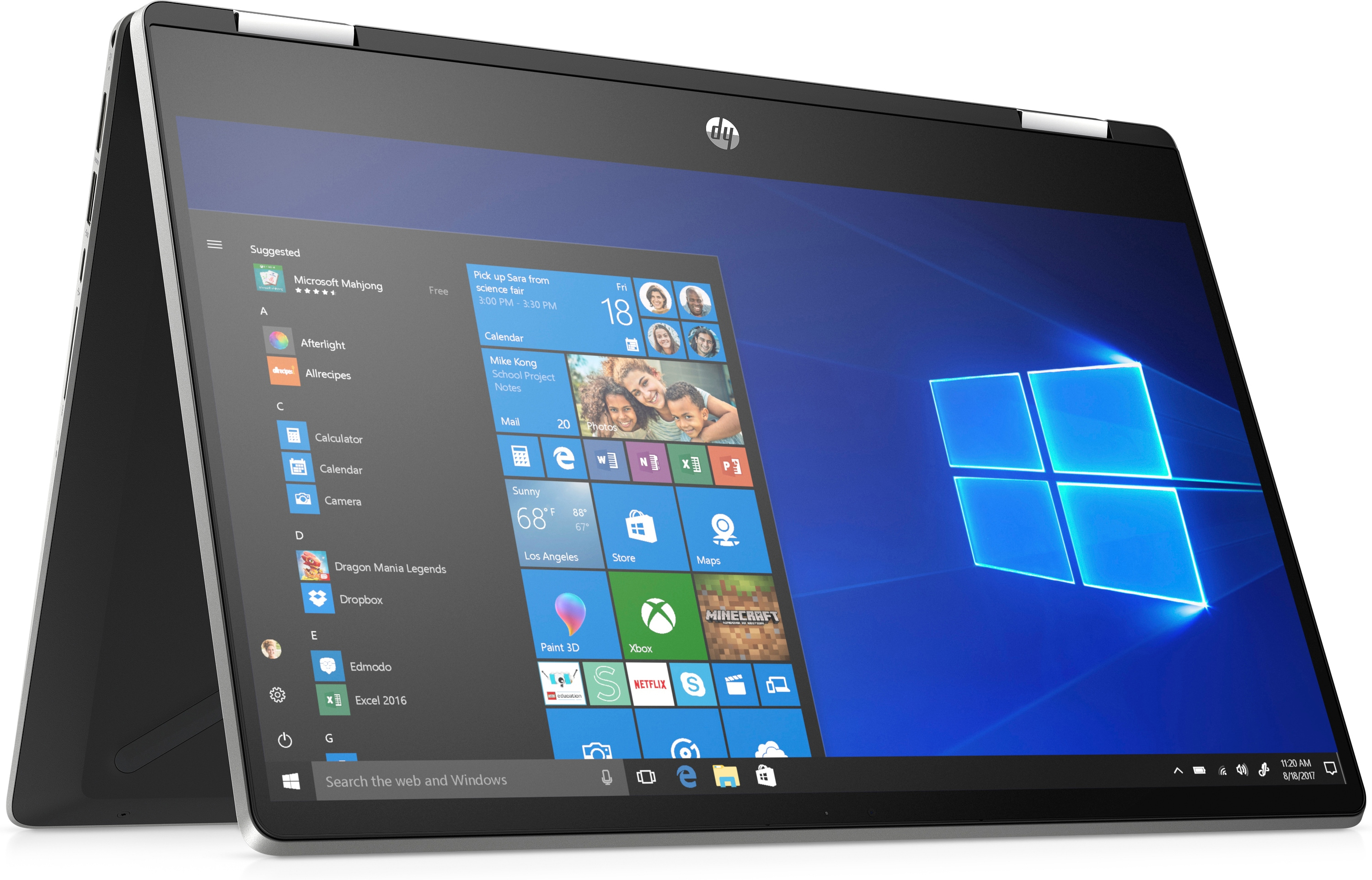 HP Pavilion x360 14-dh0315ng - 14 Zoll - Intel® Core™ i3 i3-8145U - 8 GB - 256 GB - Intel® UHD 620 - Windows 10 Home (32 bit)