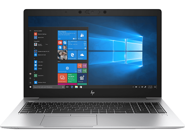 HP - B2B EliteBook 850 G6, Notebook mit 15,6 Zoll Display, Intel® Core™ i7 Prozessor, 32 GB RAM, 1 TB SSD, UHD Graphics 620, Silber