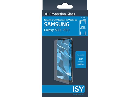 ISY IPG 5049-2D - Vetro protettivo (Adatto per modello: Samsung Galaxy A30 / A50
)