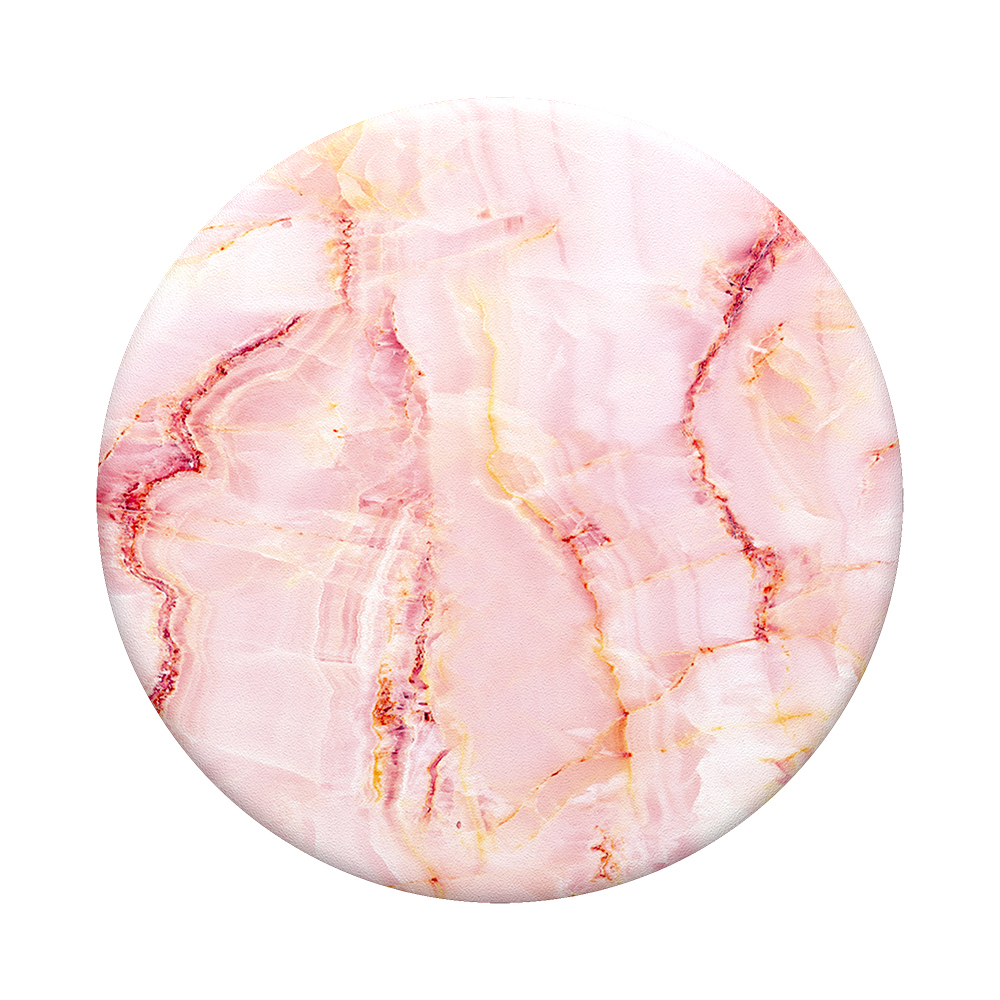 POPSOCKETS PopGrip Rose Marble Handyhalterung, Rosa 