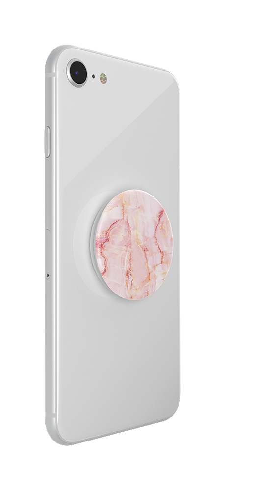 POPSOCKETS PopGrip Rose Marble Handyhalterung, Rosa 