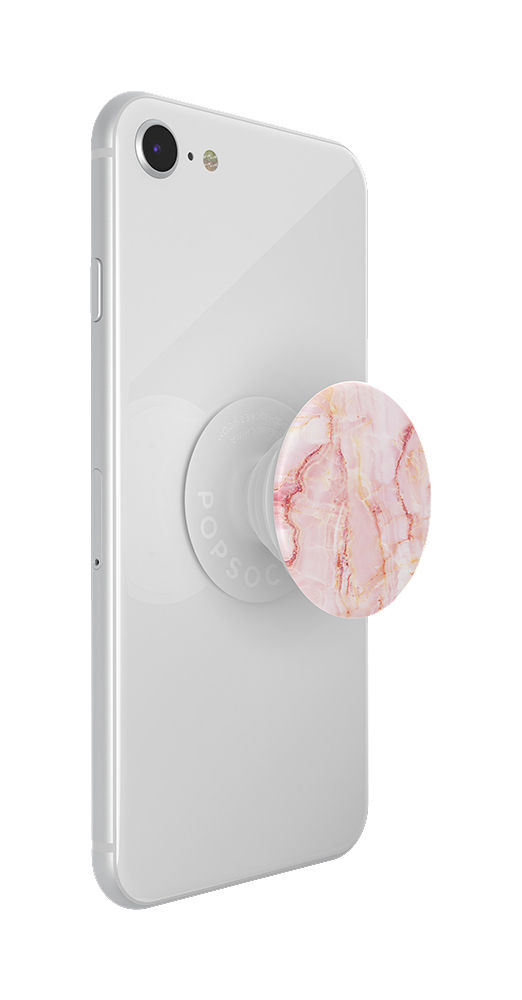 POPSOCKETS PopGrip Rose Marble Handyhalterung, Rosa 