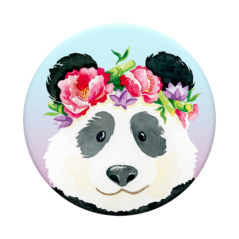 POPSOCKETS PopGrip Pandachella Handyhalterung, Mehrfarbig