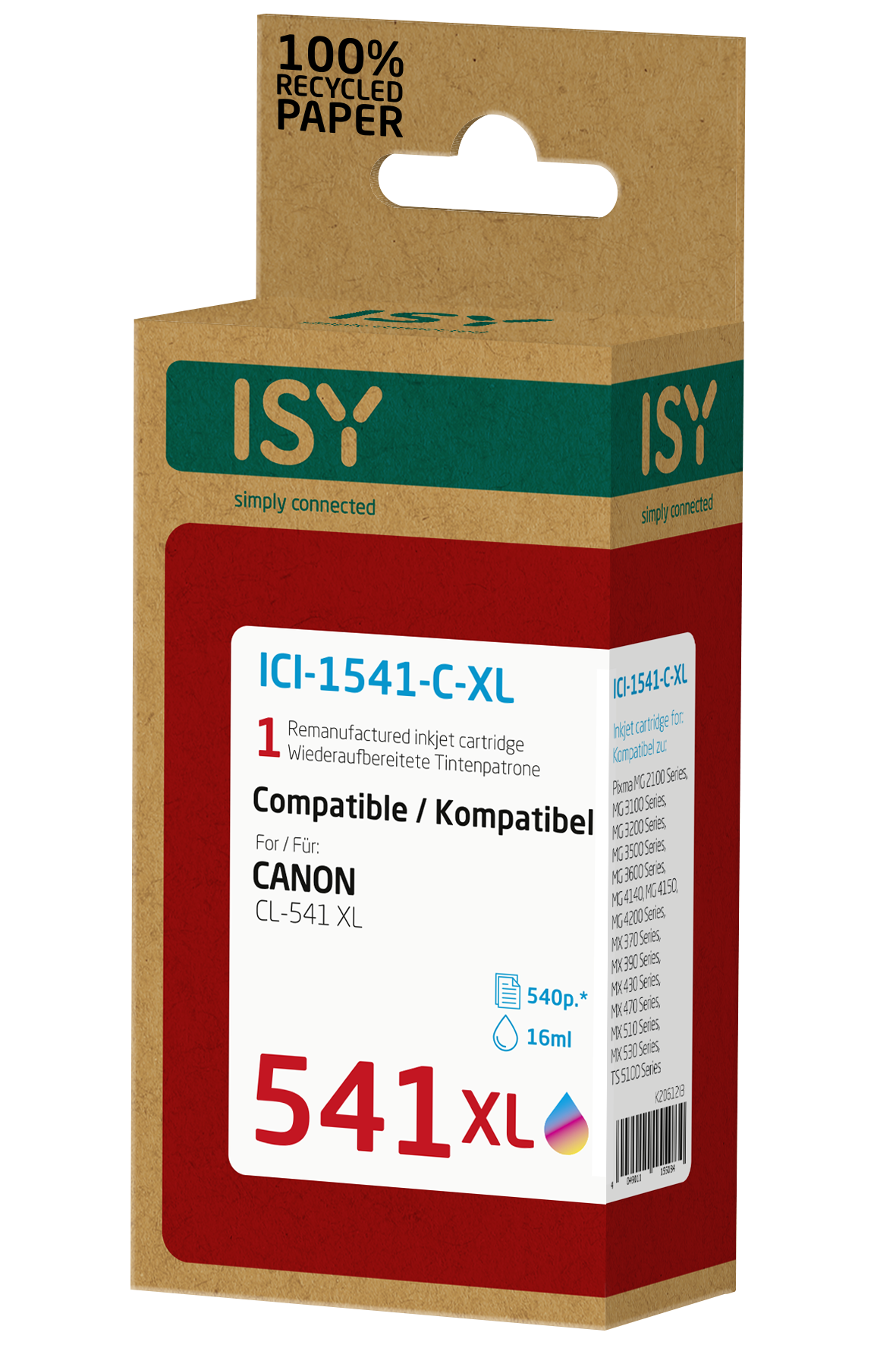 Mehrfarbig ICI-1541-C-XL ISY Tintenpatrone