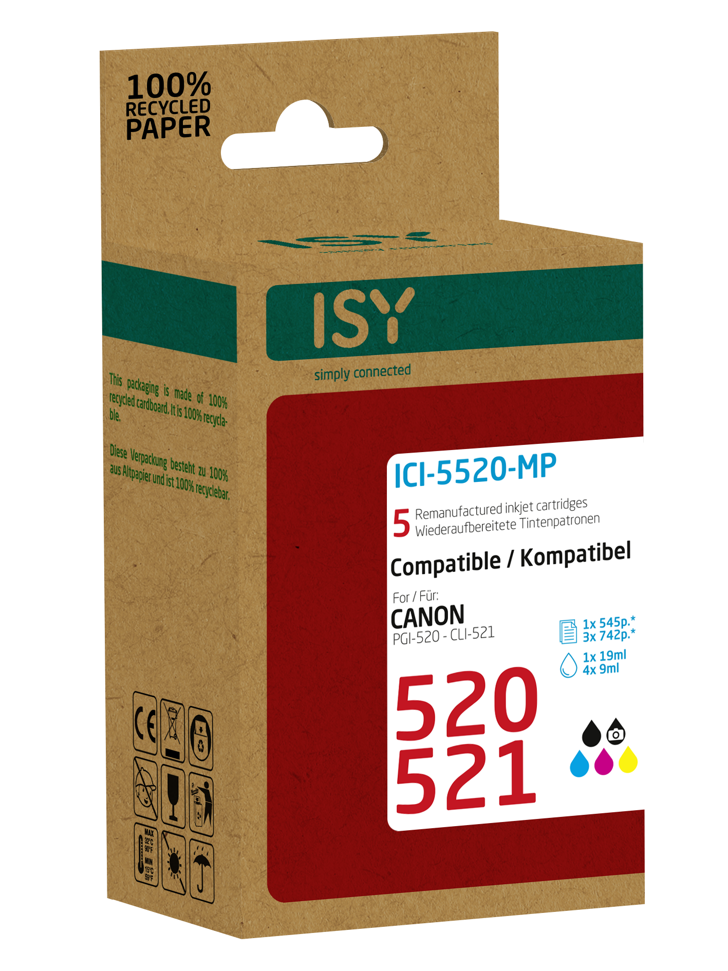 ISY Mehrfarbig ICI-5520-MP Tintenpatrone