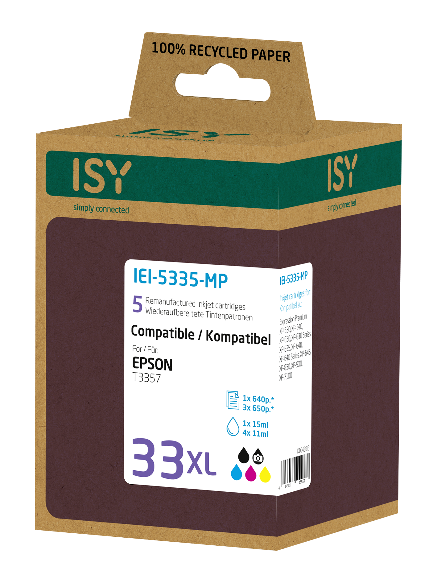 IEI-5335-MP ISY Tintenpatrone Mehrfarbig