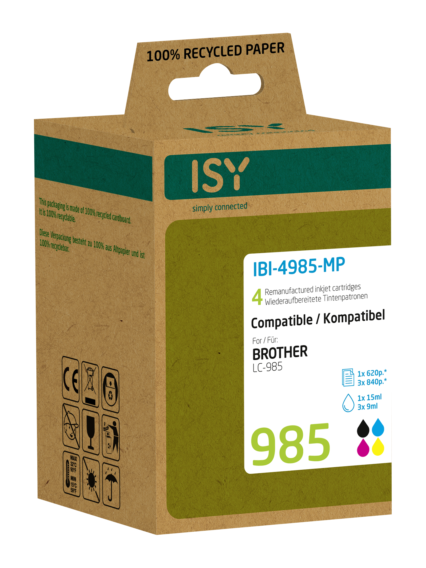 IBI-4985-MP ISY Tintenpatrone Mehrfarbig