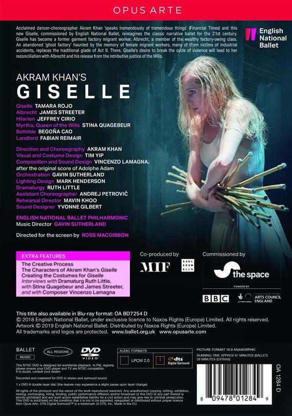 (DVD) Philharmonic - VARIOUS, Khan\'s Akram Ballet - Giselle English National