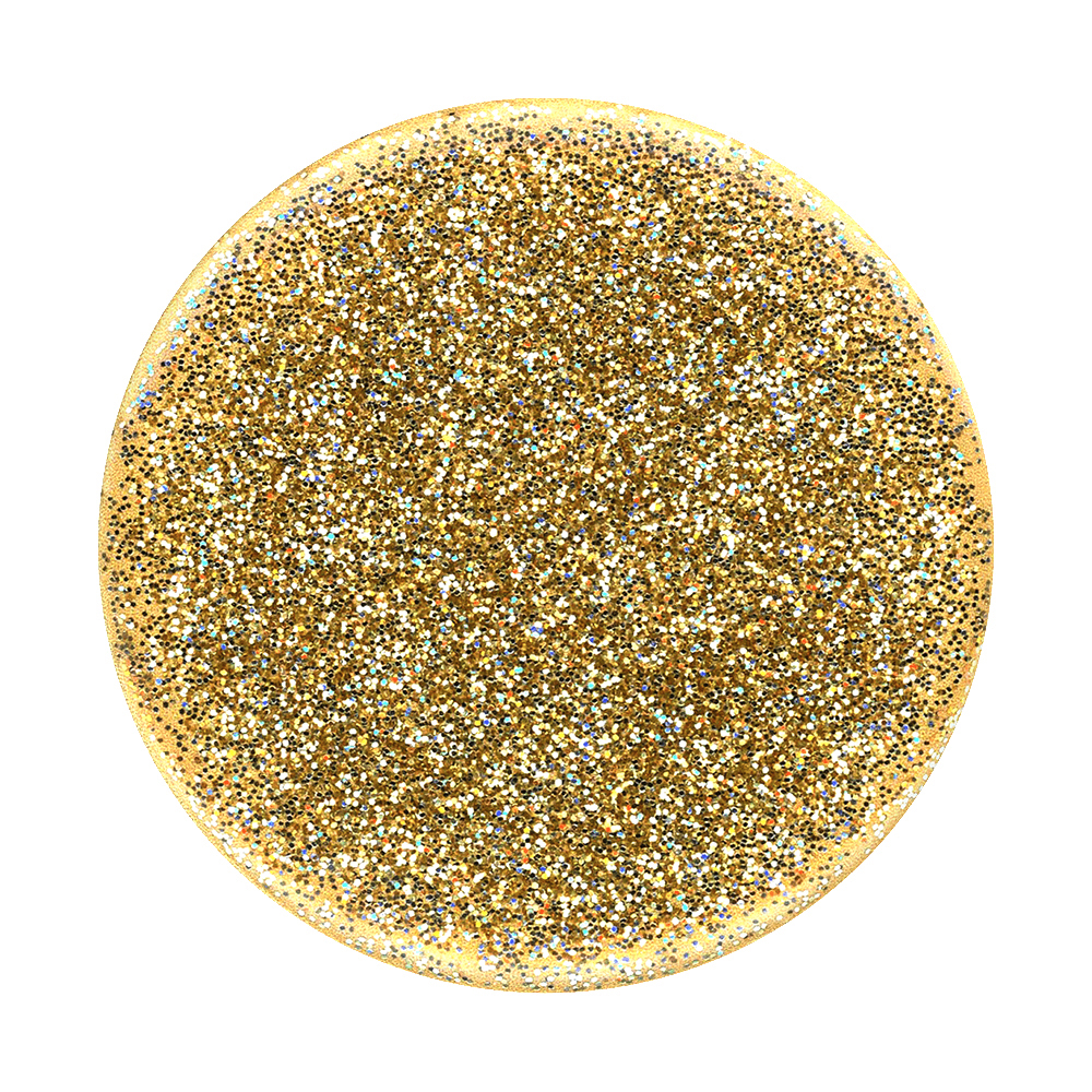 POPSOCKETS PopGrip Premium Glitter Handyhalterung, Gold
