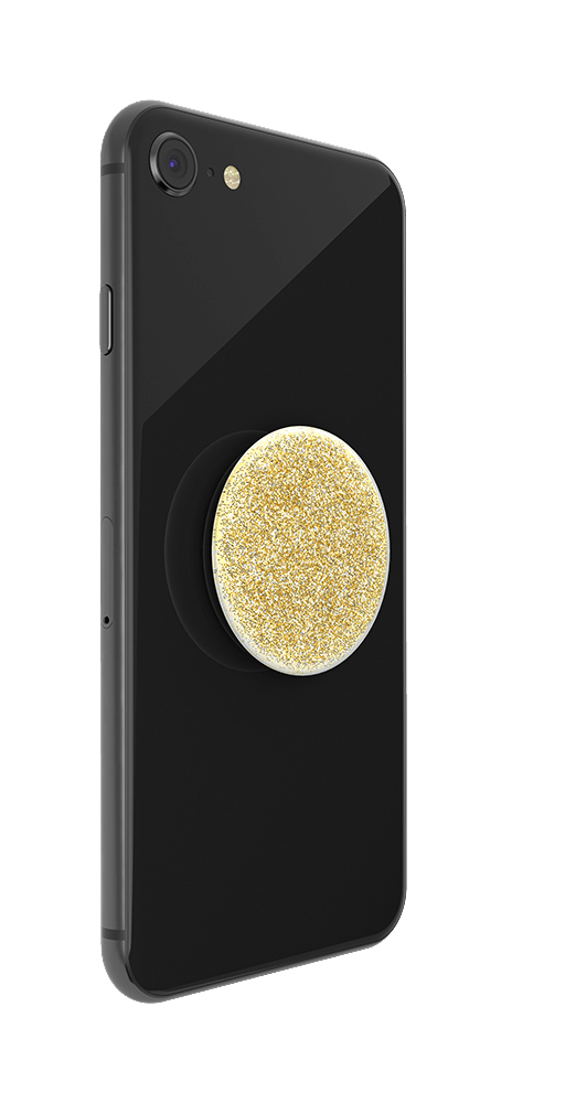 POPSOCKETS PopGrip Premium Glitter Handyhalterung, Gold