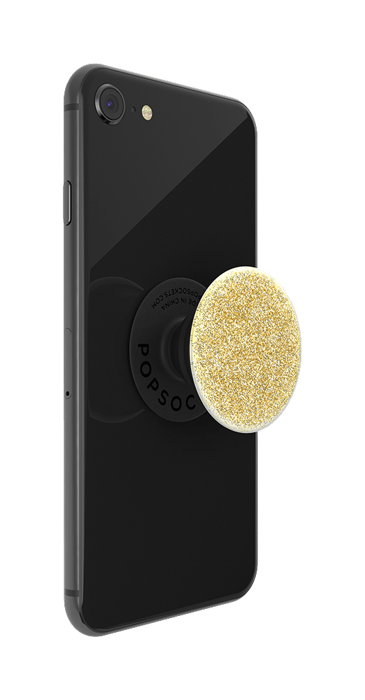 POPSOCKETS PopGrip Premium Glitter Handyhalterung, Gold