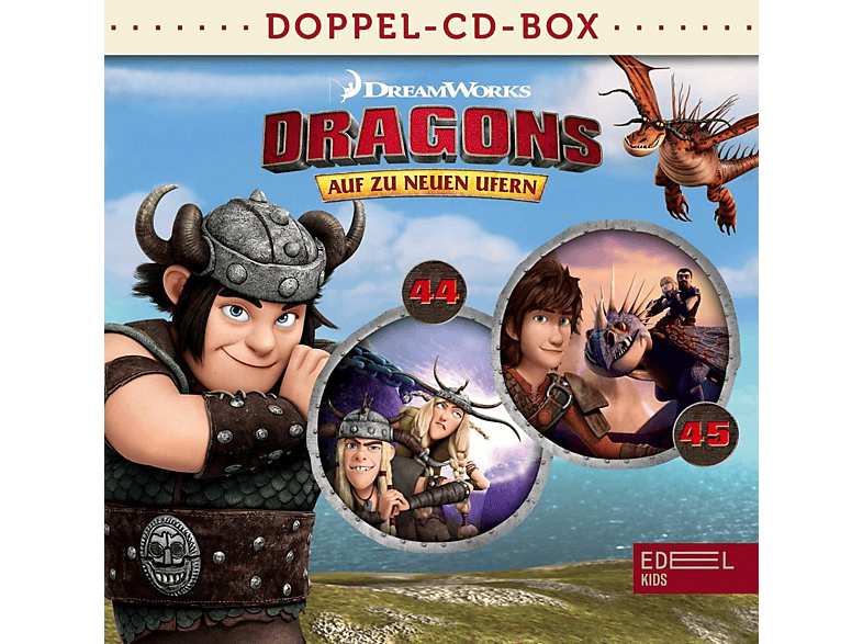 Dragons-auf Zu Neuen Ufern - Dragons-Doppel-Box-Folgen 44+45 - (CD)