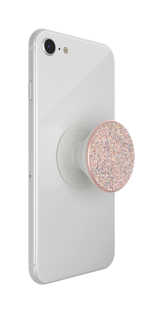 POPSOCKETS PopGrip Premium Sparkle Rose Handyhalterung, Pink