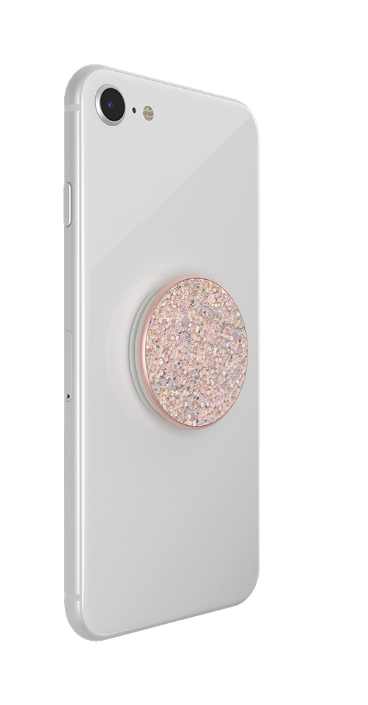 POPSOCKETS PopGrip Premium Sparkle Rose Handyhalterung, Pink