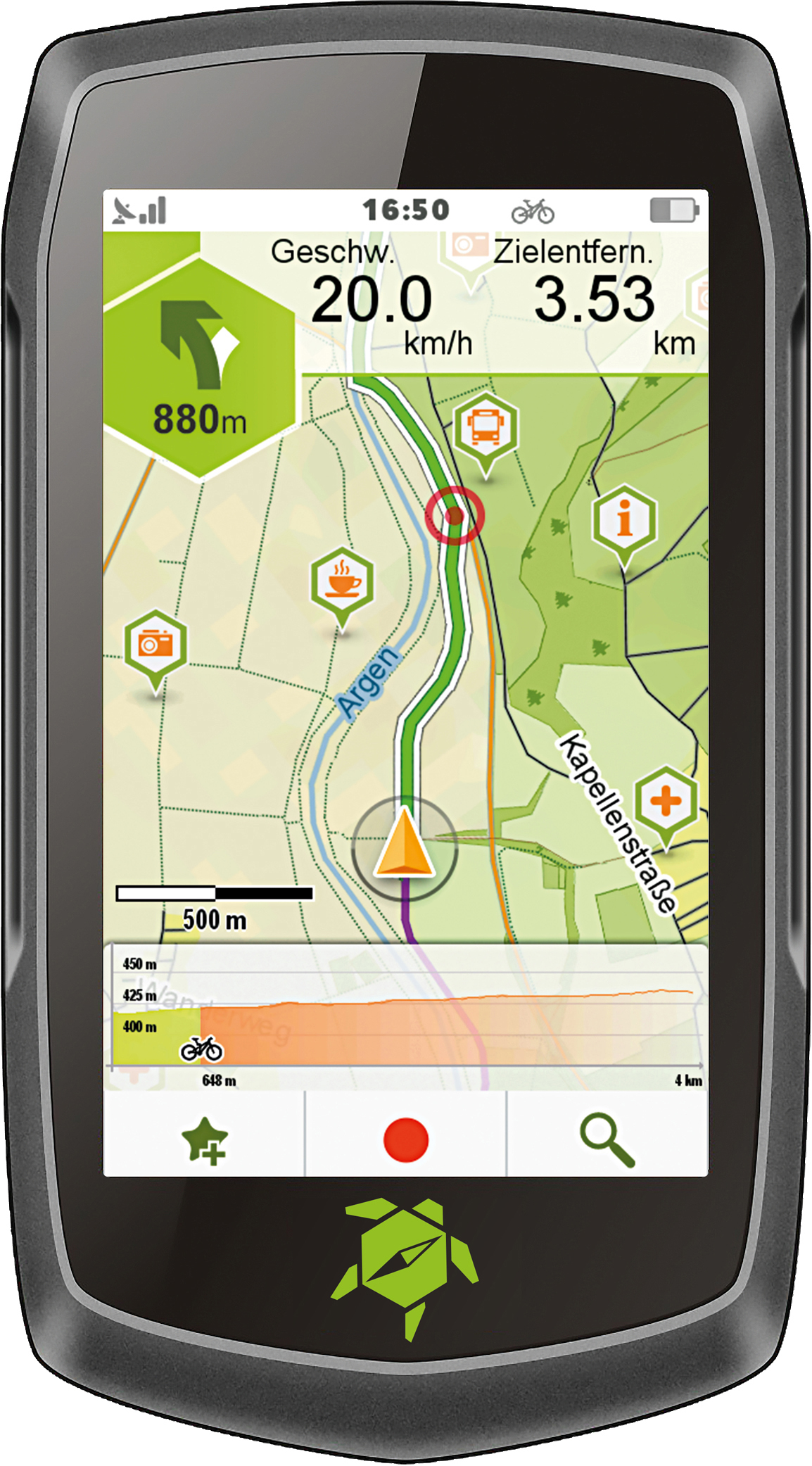 TEASI Teasi ONE⁴ HR - inkl. HR-Sensor Fahrrad, Outdoor, Fußgänger, Schifffahrt Europa