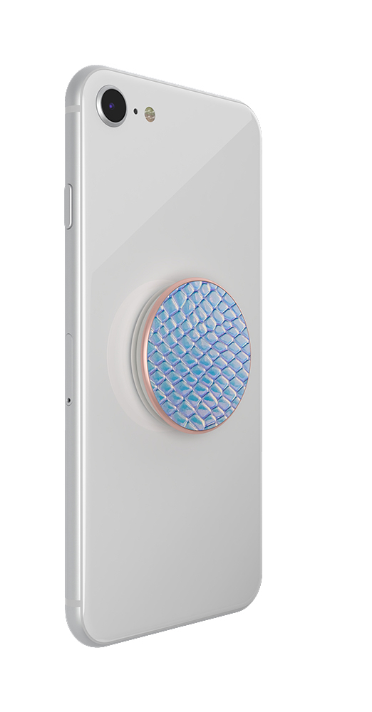 POPSOCKETS PopGrip Premium Iridescent Snake Handyhalterung, Mehrfarbig