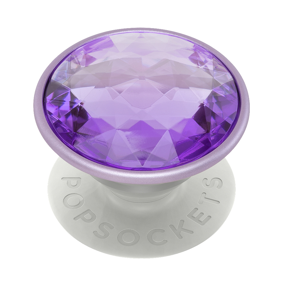 POPSOCKETS PopGrip Premium Crystal Mehrfarbig Orchid Disco Handyhalterung