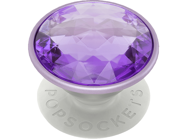 POPSOCKETS PopGrip Premium Disco Crystal Orchid Handyhalterung, Mehrfarbig
