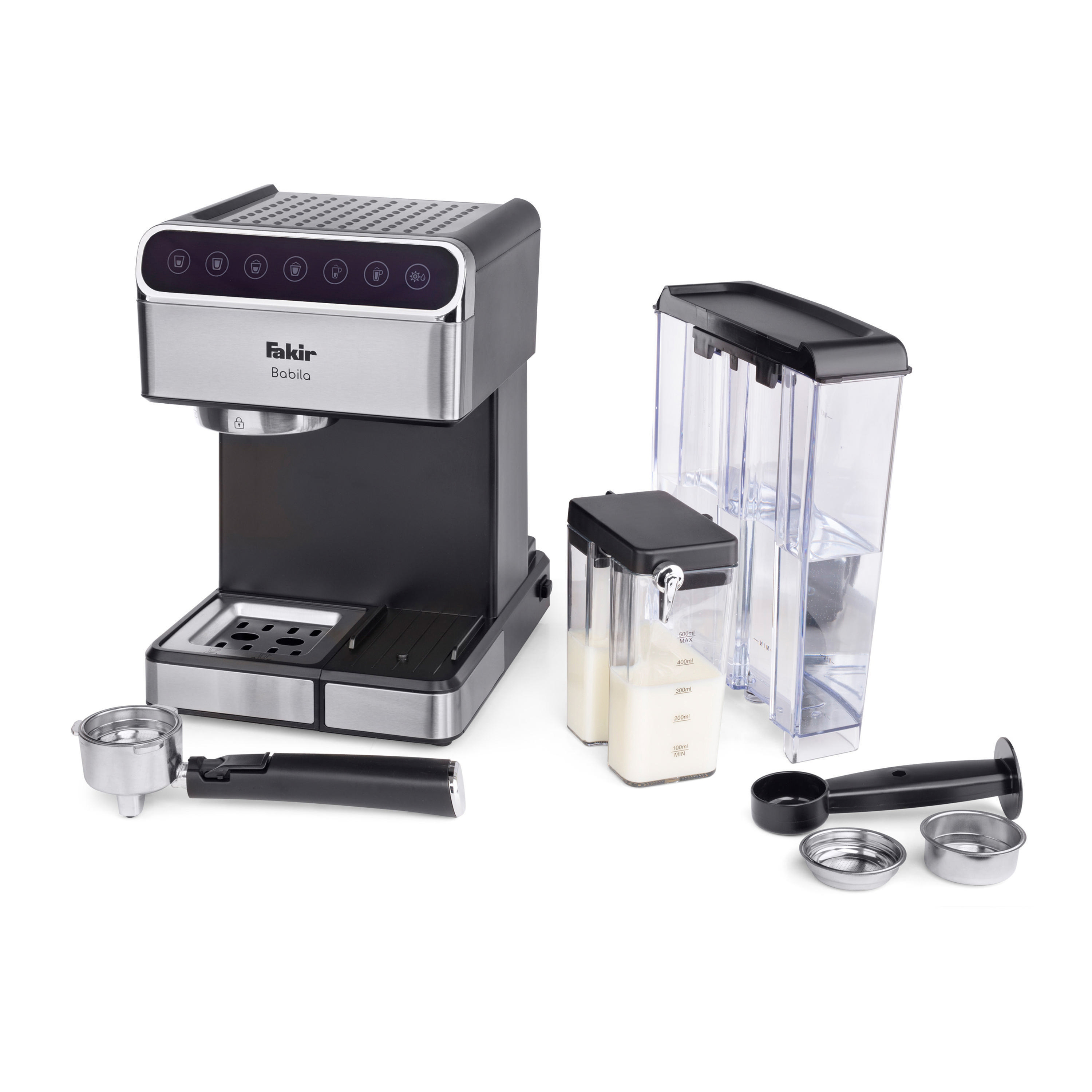 FAKIR 9209001 Babila Espressomaschine Silber