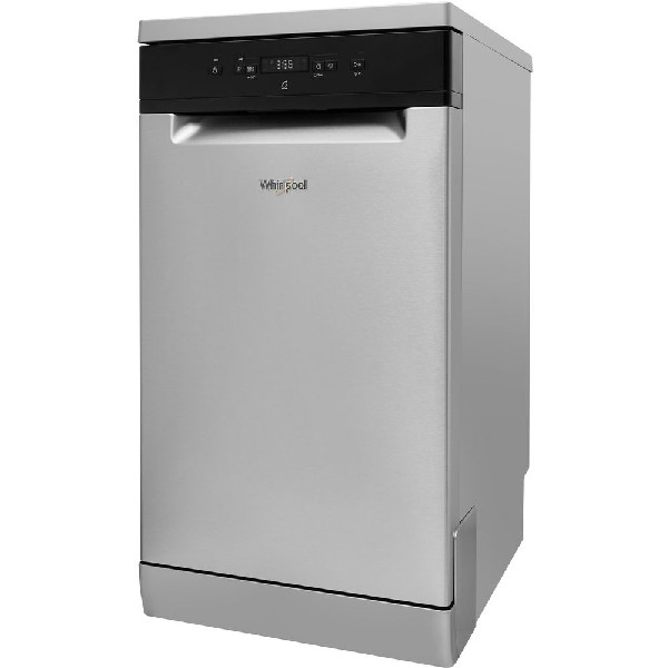 Lavavajillas -  Whirlpool WSFC 3M17 X, 6 programas, 10 cubiertos, 45 cm,  Inox