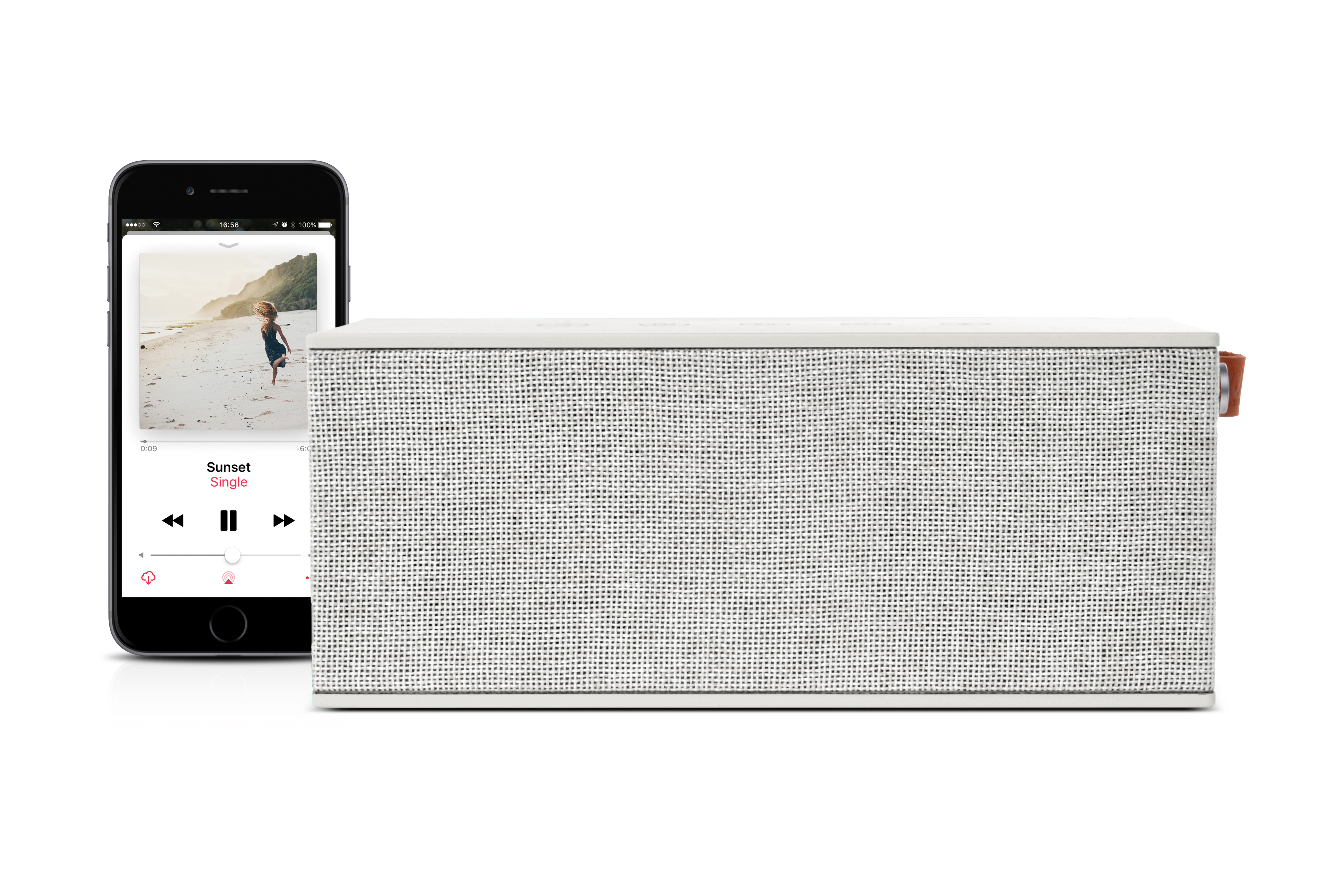 FRESH N REBEL Rockbox Brick XL Bluetooth Lautsprecher, Cloud