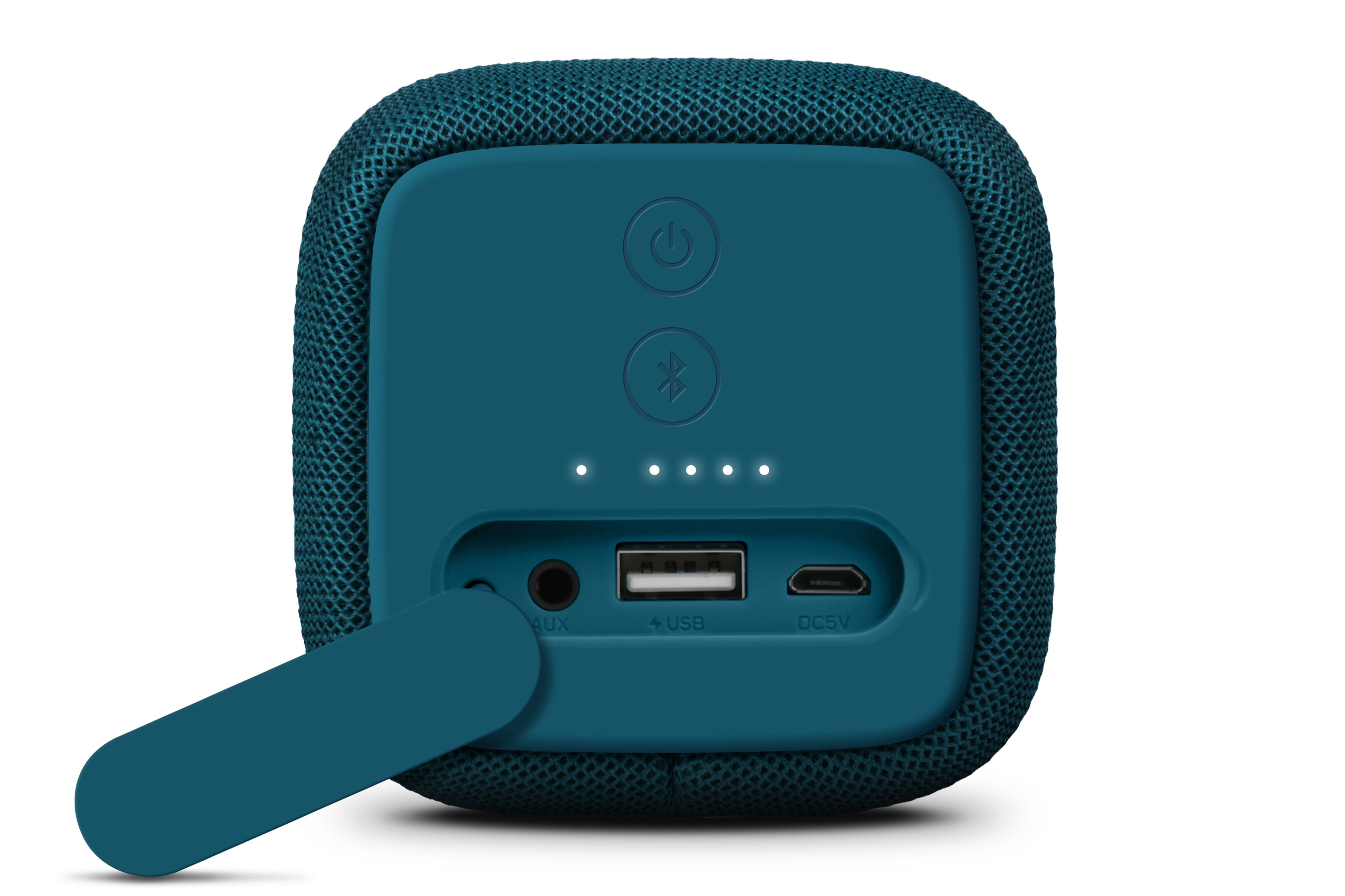 FRESH ‘N REBEL Rockbox Bold M Bluetooth Lautsprecher, Dunkelblau, Wasserfest