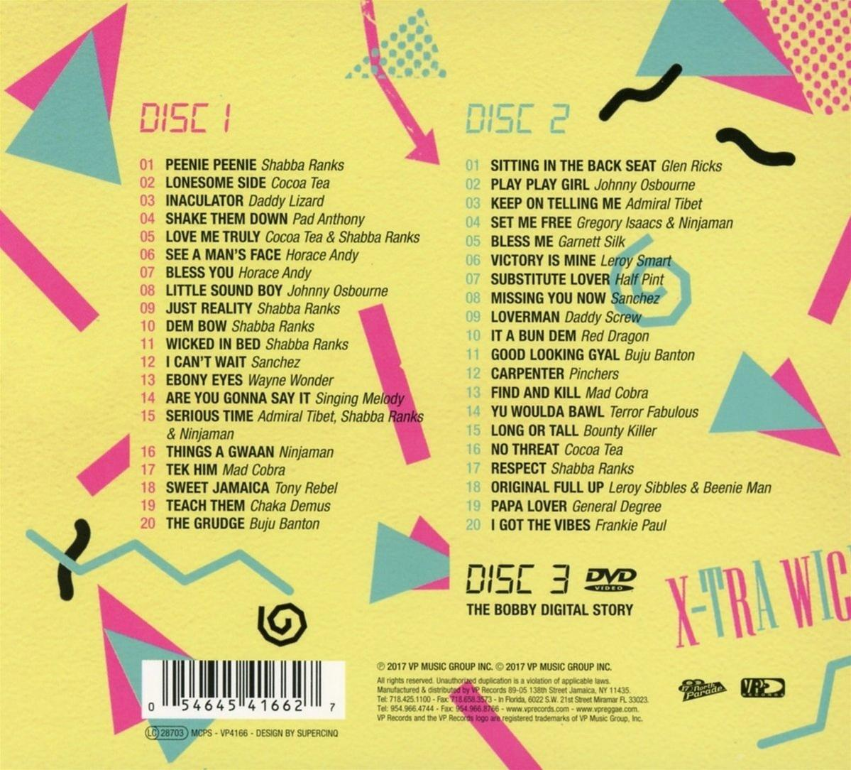 VARIOUS - X-Tra Wicked (2CD+DVD) Reggae Anthology  - (CD + DVD Video)