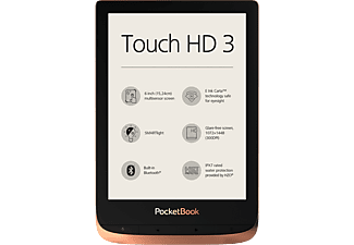 POCKETBOOK Touch HD 3 - 
E-Book Reader
 (Schwarz/Kupfer)