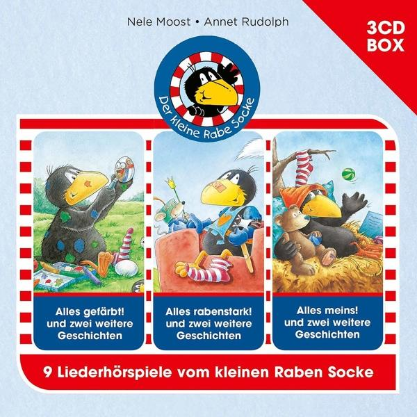 Der Kleine Rabe Socke - 3-CD - Socke: Der Hörspielbox 2 Rabe kleine Vol. (CD)