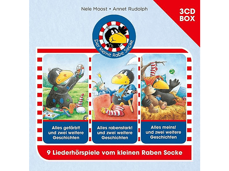 Der Kleine Rabe Socke - Der kleine Rabe Socke: 3-CD Hörspielbox Vol. 2  - (CD) | Hörbücher & Comedy