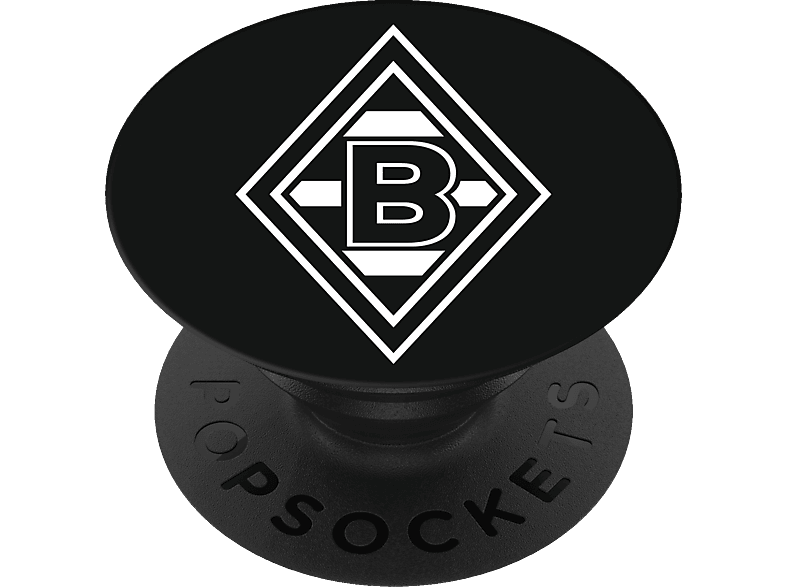 POPSOCKETS Schwarz/Weiß Gladbach PopGrip Handyhalterung,