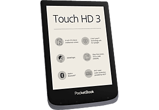 POCKETBOOK Touch HD 3 - E-reader (Nero/Grigio)