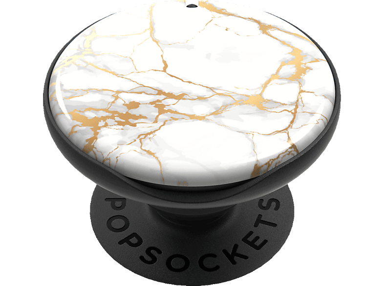 POPSOCKETS Luxe Handyhalterung, Marble Stone Mehrfarbig PopMirror White