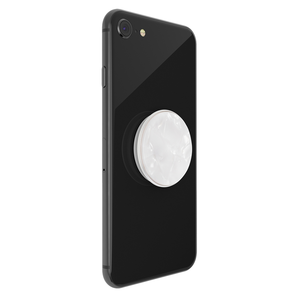 POPSOCKETS Luxe Acetate Pearl Handyhalterung, Weiß