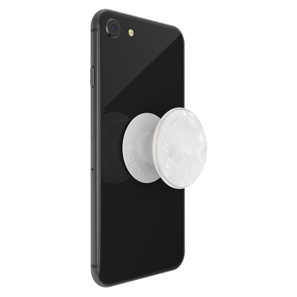 POPSOCKETS Luxe Acetate Pearl Handyhalterung, Weiß