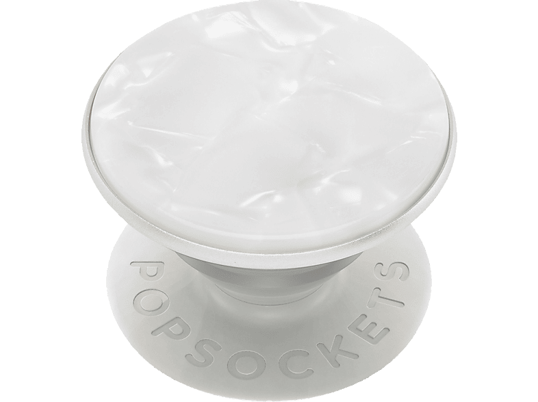 POPSOCKETS Luxe Acetate Pearl Handyhalterung, Weiß