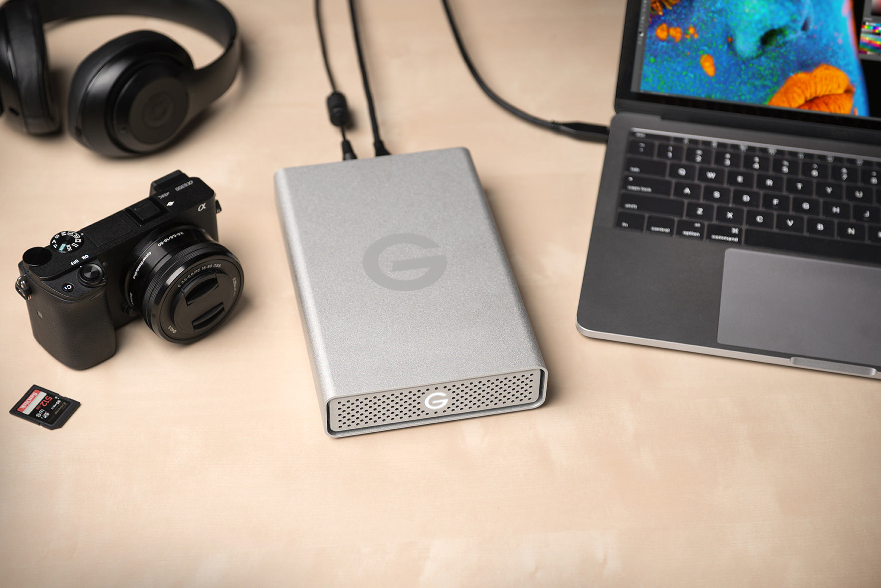 G-TECHNOLOGY G-DRIVE® USB-C™ Festplatte, 6 TB HDD, 3,5 Zoll, extern, Silber