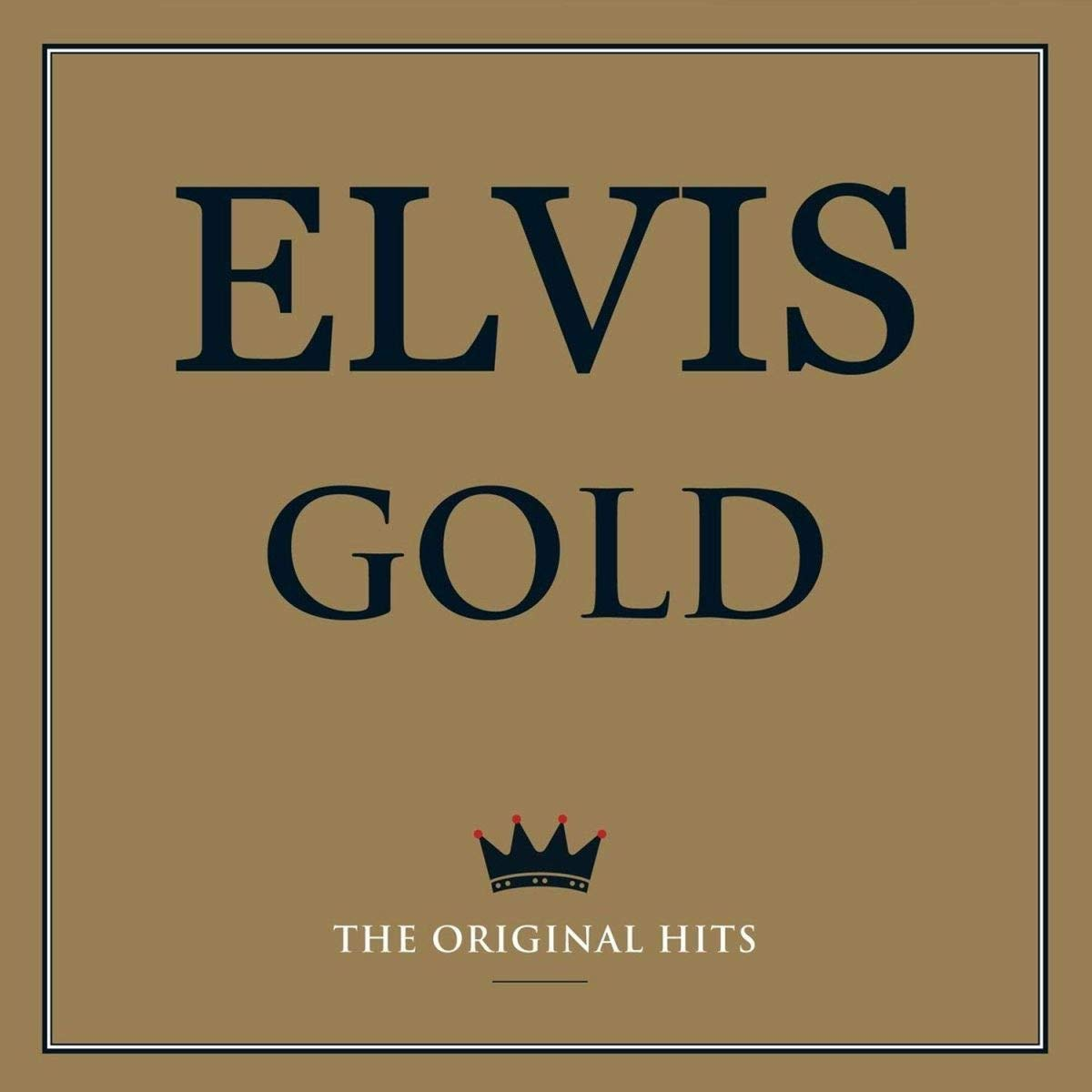 Album borító: Elvis Gold, 'Elvis Gold' és 'The Original Hits' felirattal arany háttéren.