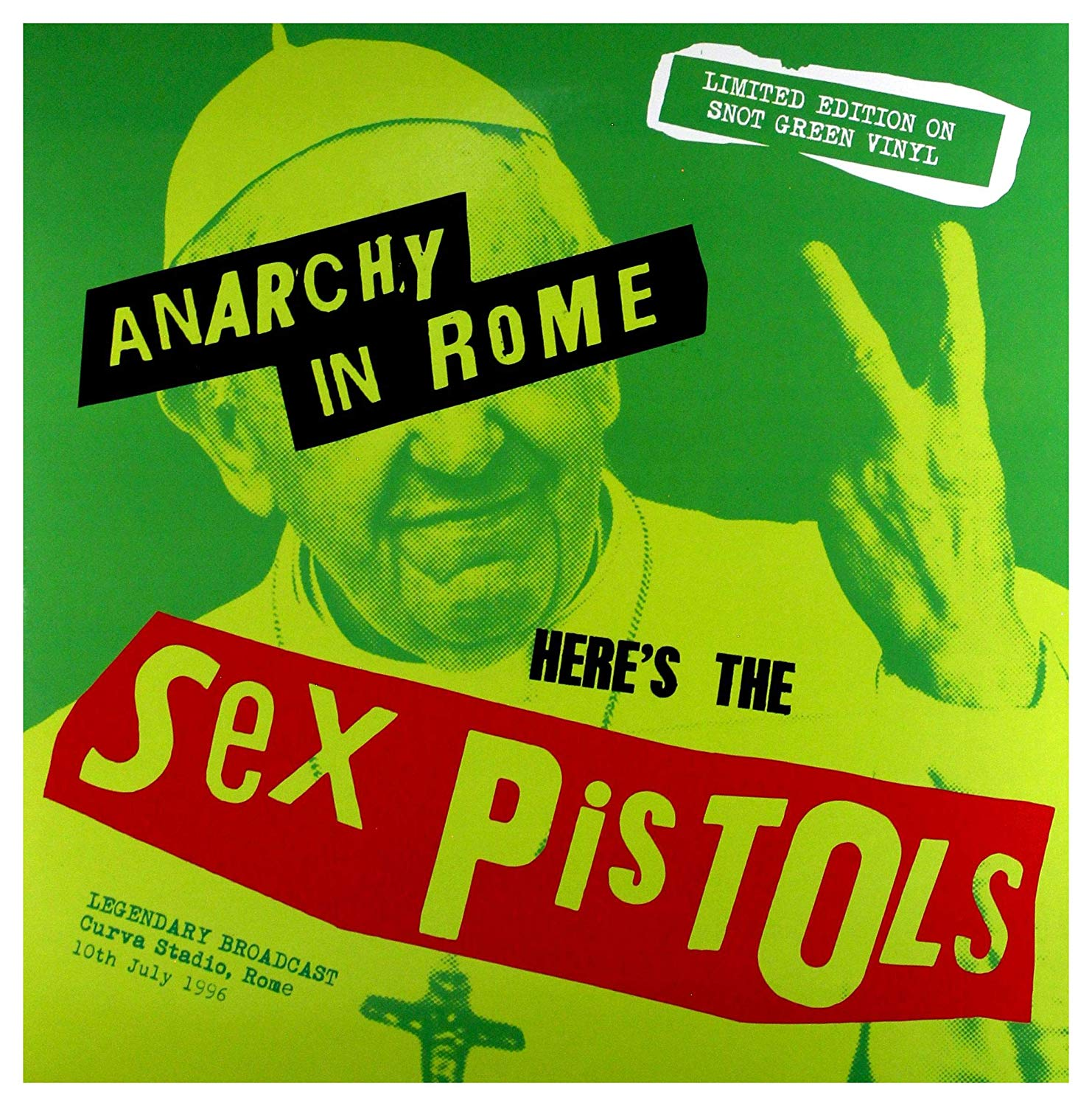 Sex Pistols - Anarchy In Rome (Limited Green Vinyl) (Vinyl LP (nagylemez))