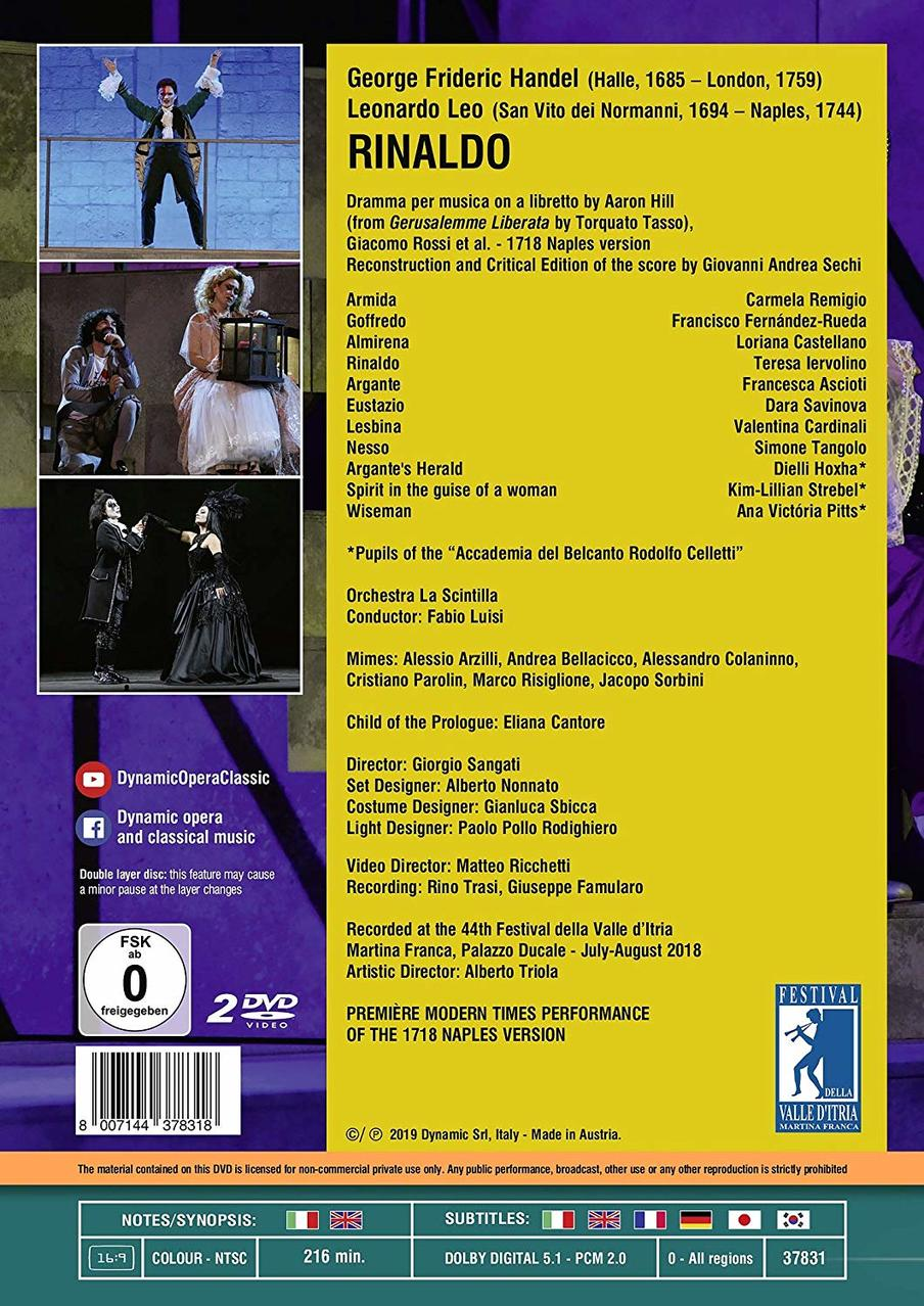 VARIOUS, Orchestra Scintilla - - La (DVD) Rinaldo