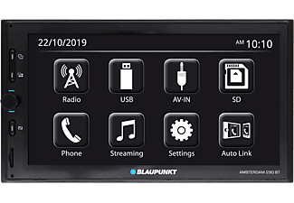 BLAUPUNKT AMSTERDAM 290BT 2DIN autós multimédia lejátszó