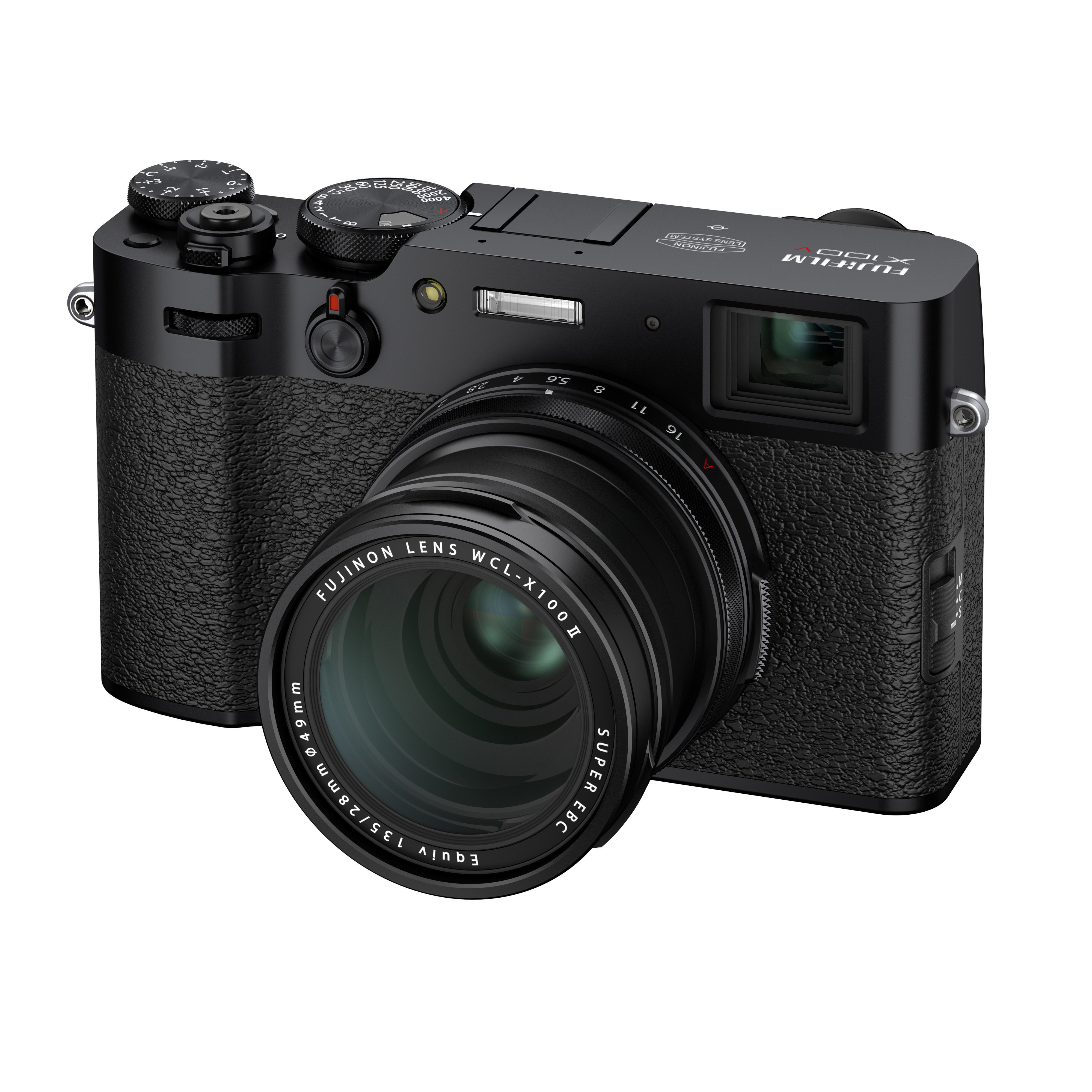 FUJIFILM X100V Kompaktkamera Schwarz, Festbrennweite opt. Zoom, LC, WLAN