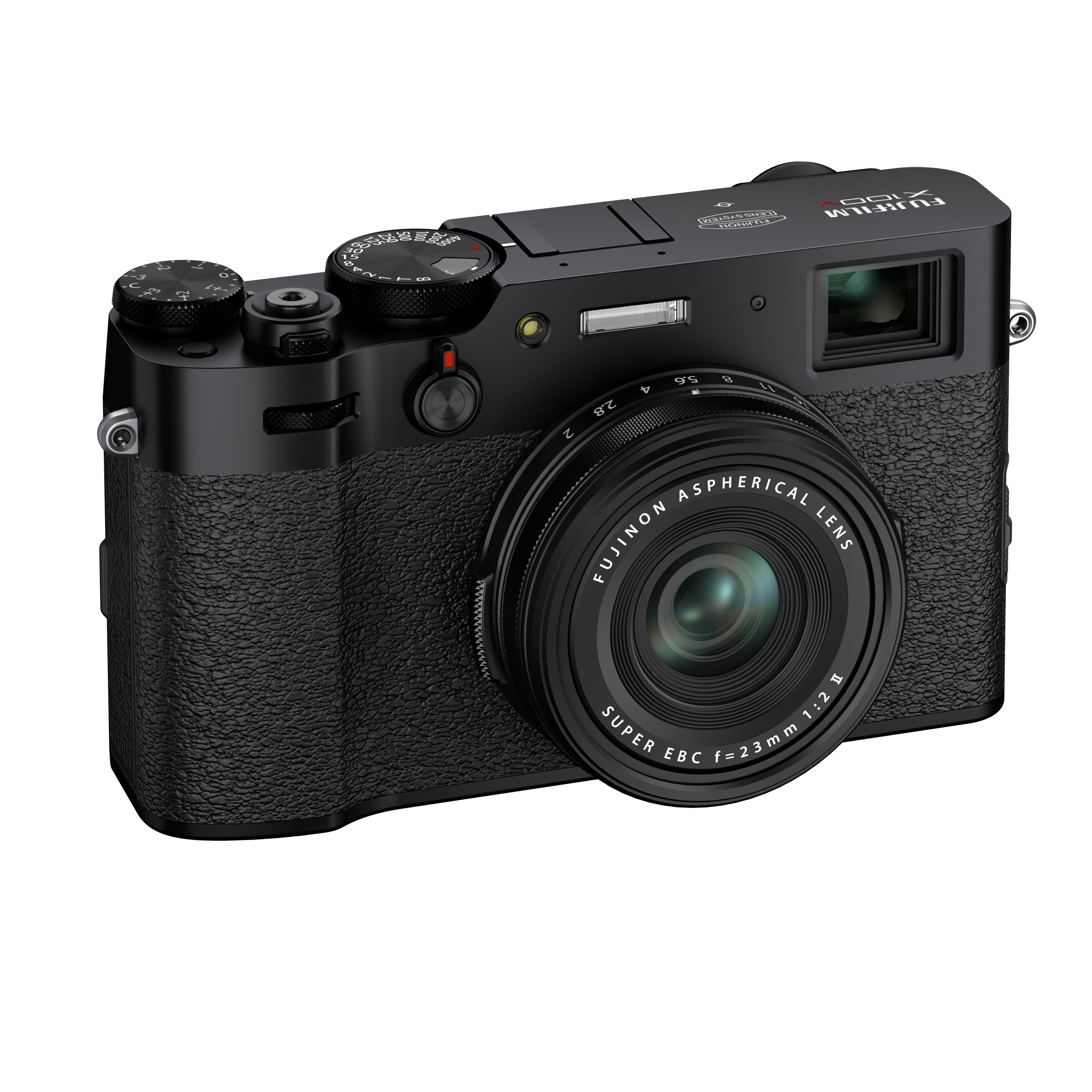 FUJIFILM X100V Kompaktkamera Schwarz, Festbrennweite opt. Zoom, LC, WLAN