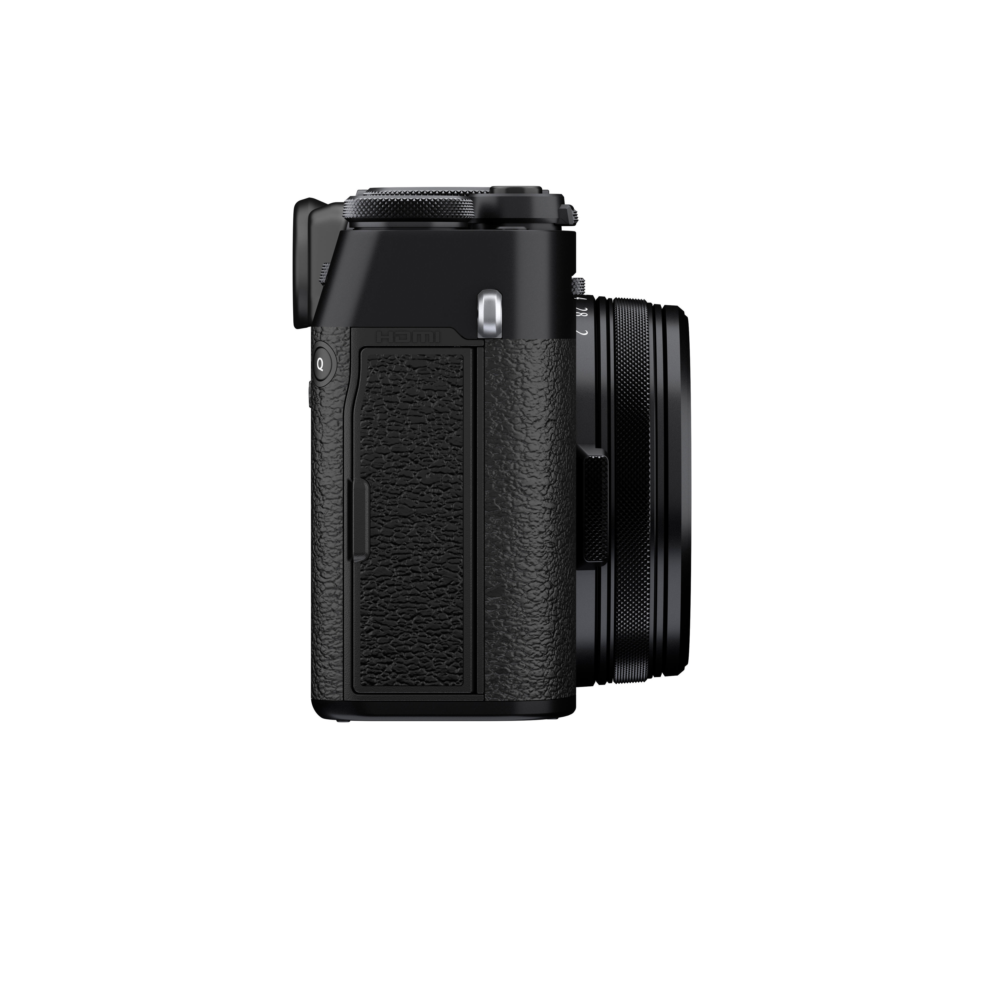 FUJIFILM X100V Kompaktkamera Schwarz, Festbrennweite opt. Zoom, LC, WLAN