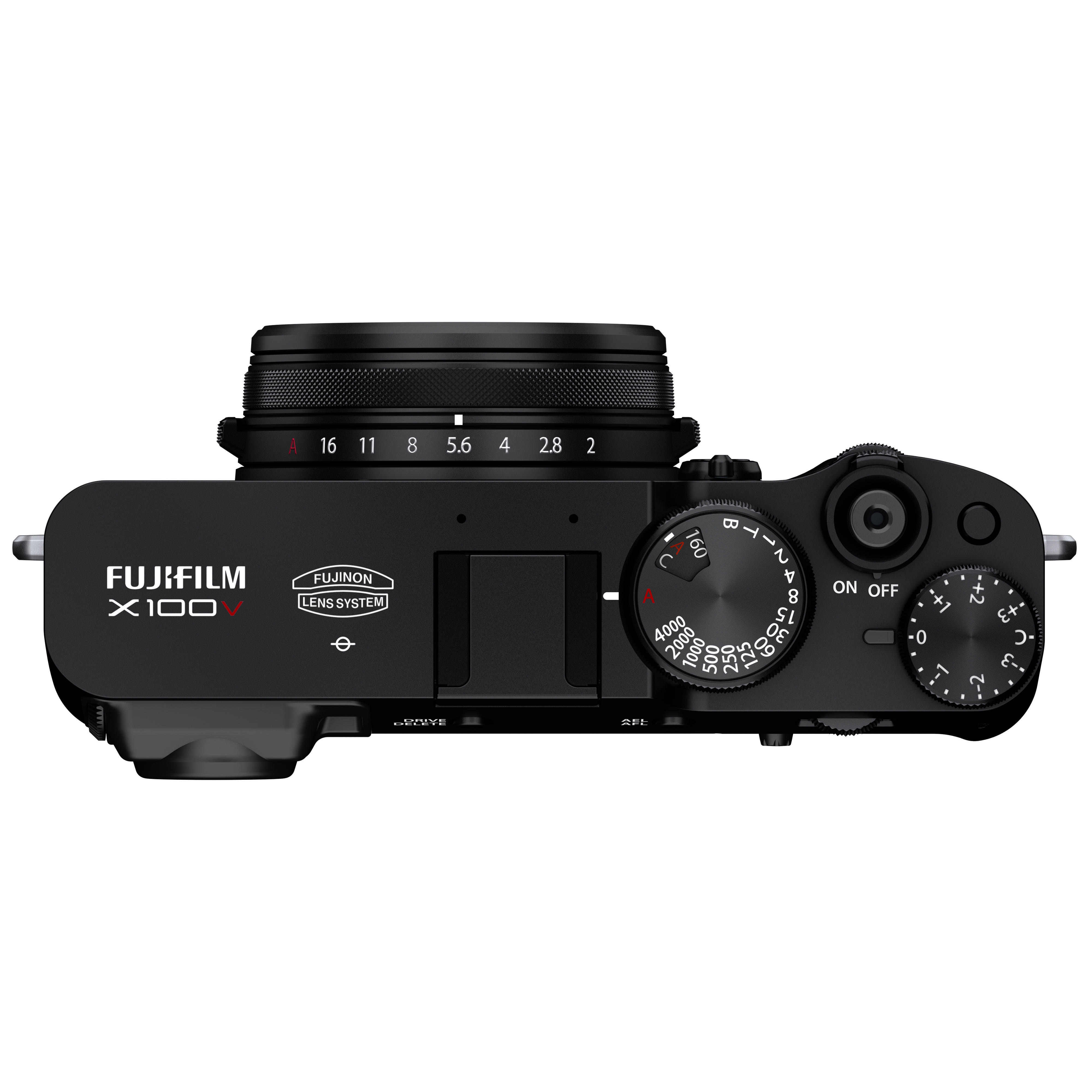 FUJIFILM X100V Kompaktkamera Schwarz, Festbrennweite opt. Zoom, LC, WLAN