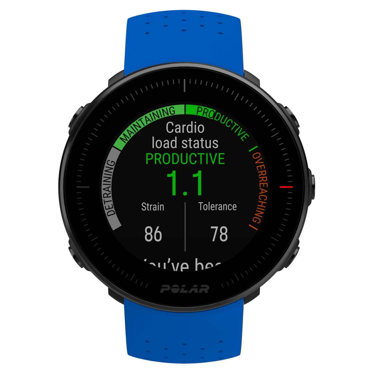 Reloj deportivo - Polar Vantage M, Azul, Multideporte, M/L, Resistente al agua