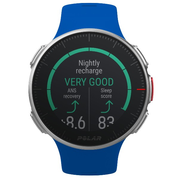 Reloj deportivo - Polar Vantage V, Azul, 1.2", GPS, Barómetro